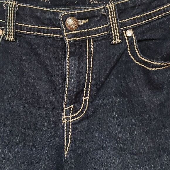 🌹Style & Company Rhinestone Premium Capris sz 10 - Picture 4 of 10